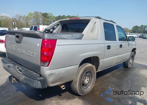 2004 Chevrolet Avalanche 1500 из США, поврежденный, VIN 3GNEC12T84G141191